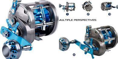 Saltwater Levelwind Trolling Reels for Bass, Grouper, & Salmon
