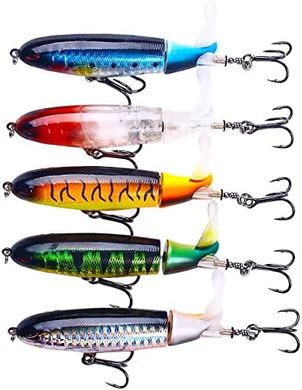 Bass Fishing Lures & Floating Pencil Baits with Storage
