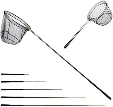 75" Telescoping Fishing Net: Nylon Mesh, Catch & Release
