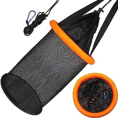 Dovesun Collapsible Floating Bait Cage for Crayfish, Minnows & Live Bait
