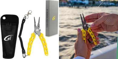 Danco 6" Stainless Steel Fishing Pliers with Tungsten Carbide Cutters
