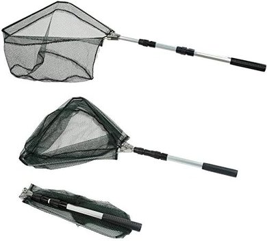 RESTCLOUD Telescoping Fishing Net: 40-63" Reach, for All