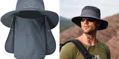 Sun & Face Protection Wide Brim Fishing Hat