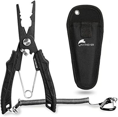 Saltwater Fishing Pliers with Sheath & Lanyard: A Gift for Men