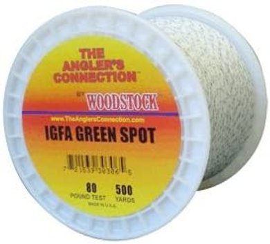 IGFA Braided Dacron Green Spot Fishing Line (30-50# / 500yd)