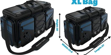Waterproof Tackle Backpack: Organizes 3600/3700 Trays (Small/Medium)