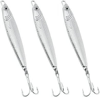 Dr. Fish Saltwater Jigging Spoons & Lures for Mackerel, Striper, & Bass
