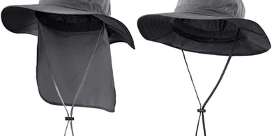 UPF 50+ Sun Hat with Neck Flap for Men & Women
