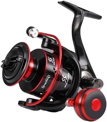Sougayilang Lightweight Spinning Reels: Red, Blue, & Gold
