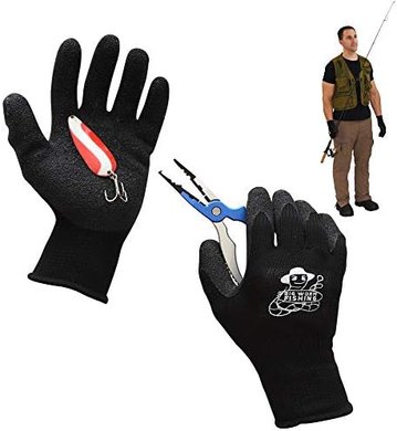 Textured Grip Fillet Gloves: Soft, One Size Fits Most (L-XL)