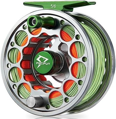 Piscifun Sword Fly Reel: CNC Aluminum, Weights 3/4-9/10, Black/Gunmetal/Gray
