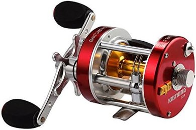 KastKing Rover: Heavy-duty baitcaster for saltwater and freshwater game fish.
