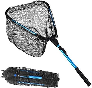 Collapsible Fishing Net: Aluminum, Rubber, for All Waters