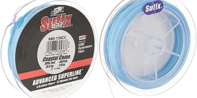 Sufix 832 Coastal Camo Braid: 300-Yard Superline