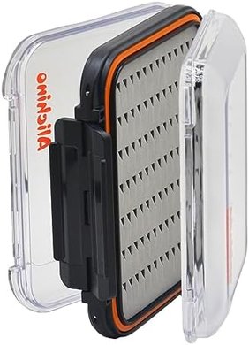 Alichino Two-Sided Waterproof Fly Fishing Box (Grey Foam, Small)
