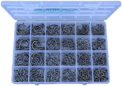 Bulk Fishing Hooks Set: Freshwater & Saltwater
