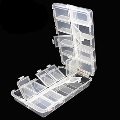 OriGlam Premium 20-Compartment Adjustable Fishing Tackle Box
