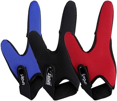 Anti-slip fishing gloves with thumb & index finger protection (3-pack)