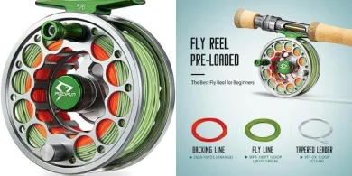 Piscifun Sword Fly Reel: Precision Aluminum, Sizes 3/4-9/10, Black/Gunmetal/Gray