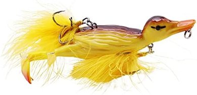 3D Duck Topwater Fishing Lure: Plopping & Splashing, 12cm, 28g
