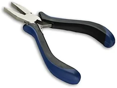 HURON 4.75" Spring-Loaded Flat Nose Precision Pliers
