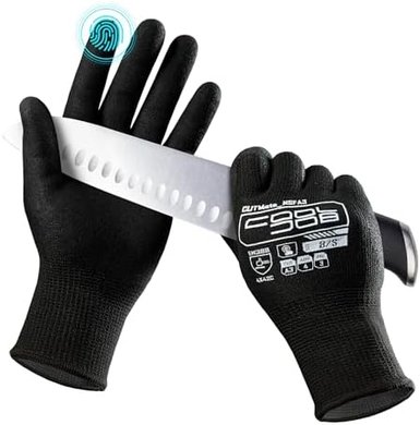 Cut-Resistant Fishing Gloves with Touchscreen: ANSI A3 Rated