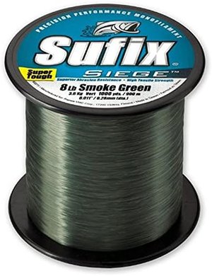 Sufix Siege 3000-Yard Green Monofilament Line
