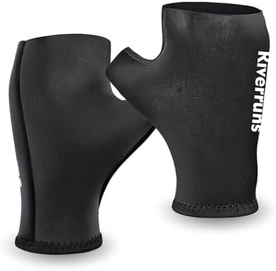 Riverruns Neoprene Fingerless Gloves: Warmth for Winter Sports