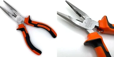 Edward Tools Pro-Grip Needle-Nose Pliers: Spring-Loaded, Ergo-Soft Handle
