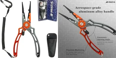 UTA II Fishing Pliers: Saltwater-Resistant, Stainless Steel, Multi-Function