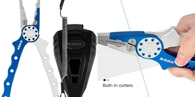 Kaba Aluminum Fishing Pliers & Line Cutters with Sheath
