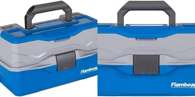 Flambeau Classic Tackle Box: 2-Tray, Blue/Gray
