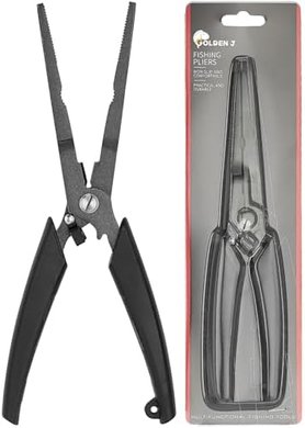 Golden J Teflon Fishing Pliers: Multi-tool for all fishing.