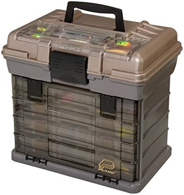 Plano StowAway 4-Rack Tackle System: Durable, adaptable fishing box.