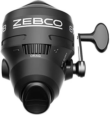 Zebco 808 Spincast Reel: Powerful, pre-spooled, bite-alerting.

