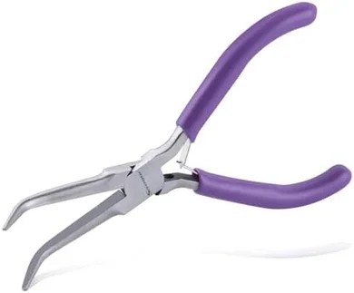 SPEEDWOX Bent Needle-Nose Pliers: Jewelry, Wire, & Small Parts
